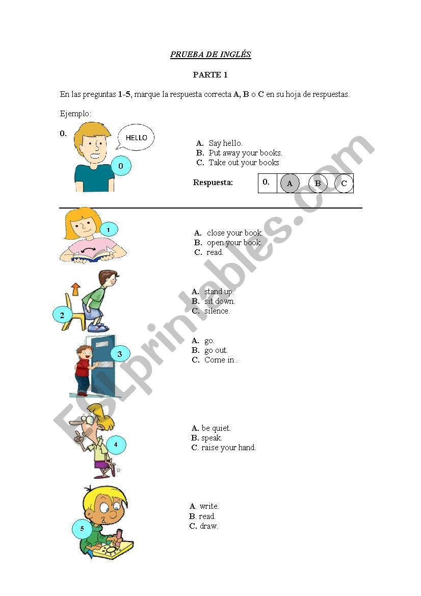 Icfes Mock Exam worksheet