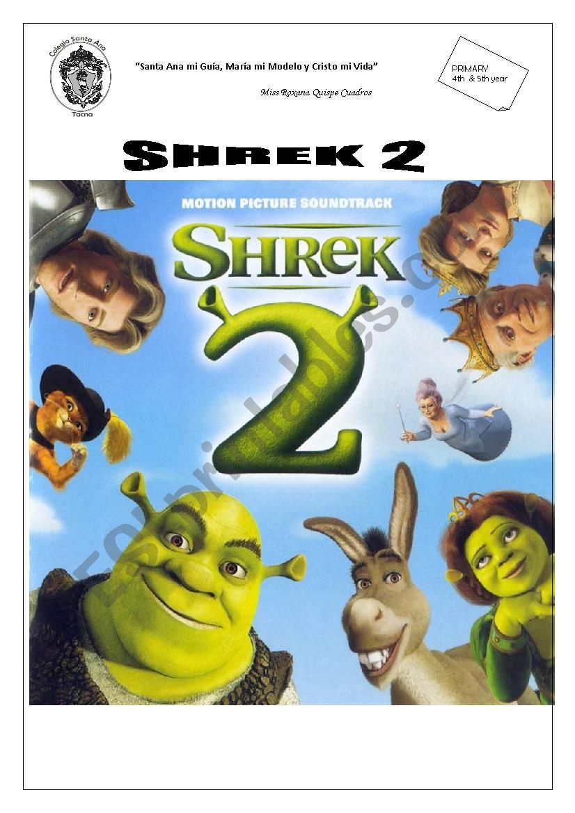 Shrek 2 play script (easy to perform)