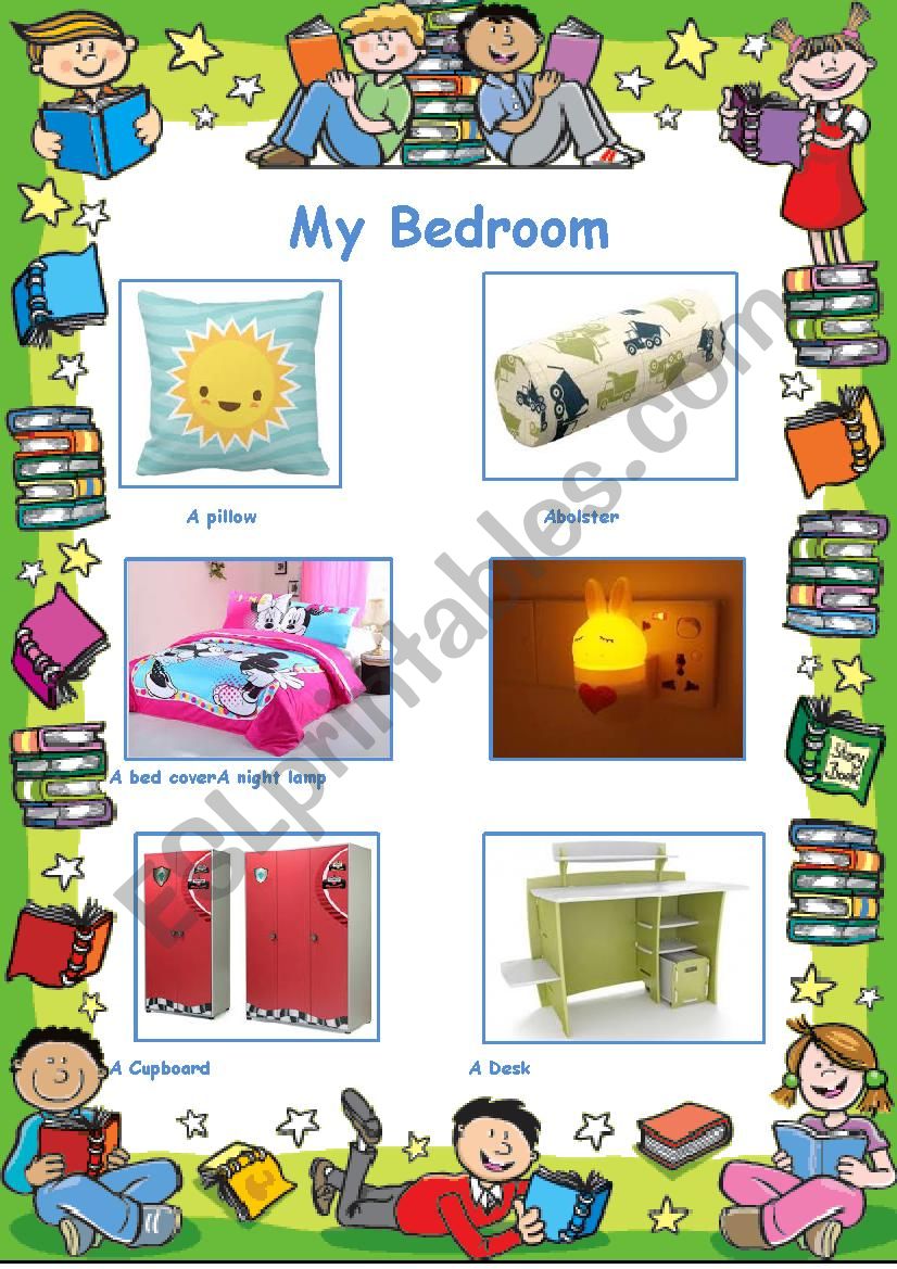 My Bedroom worksheet