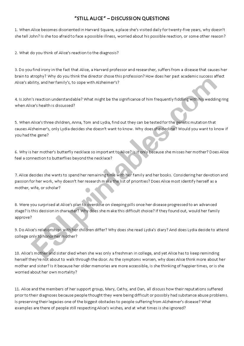 18 Discussion Questions About The Book As Well As The Movie Still