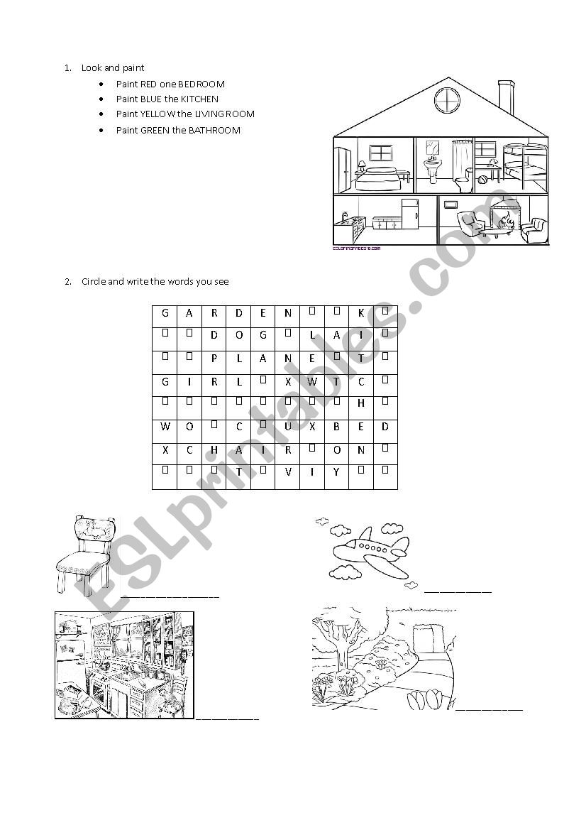 part-of-the-house-esl-worksheet-by-camilie