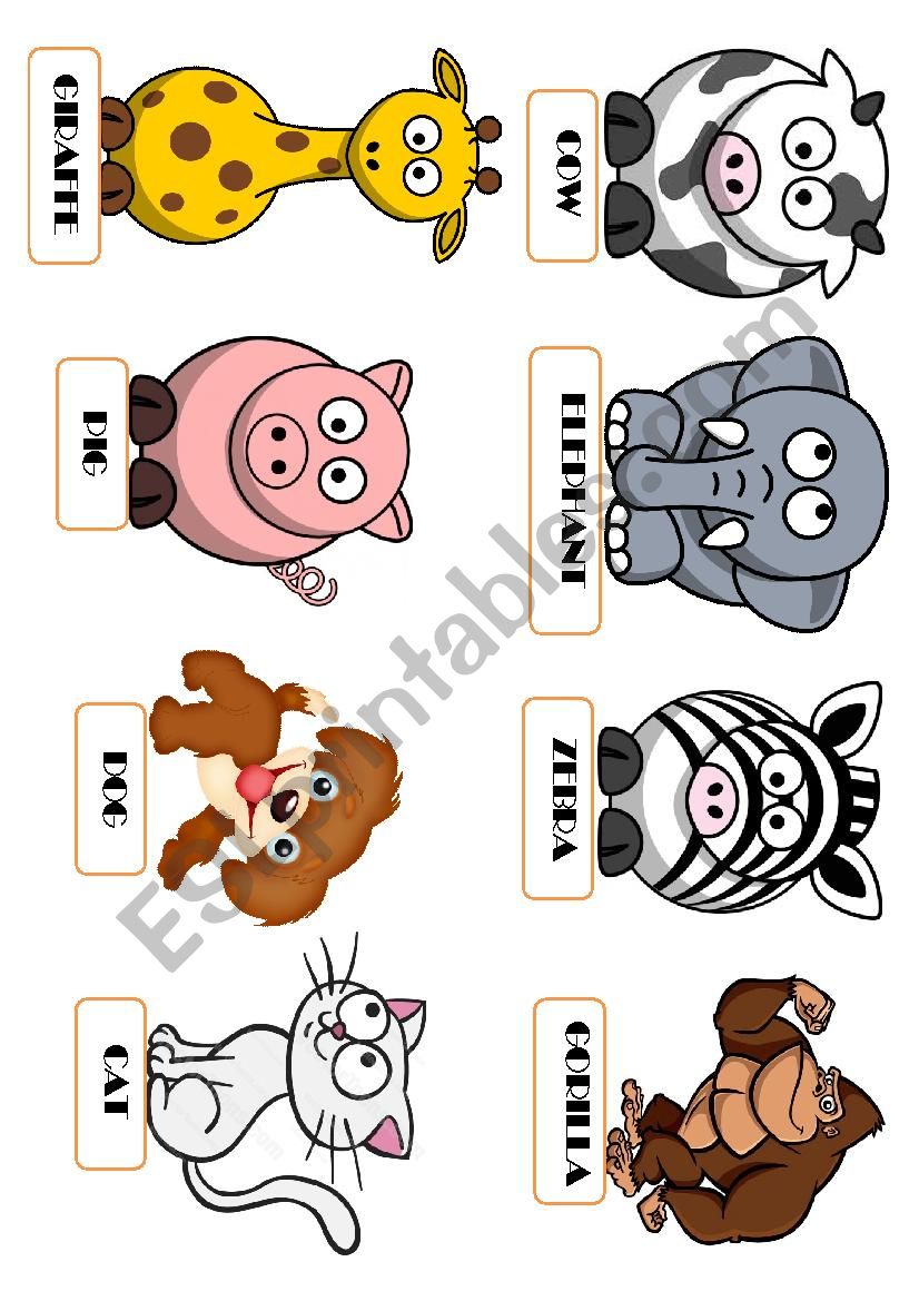 ANIMALS worksheet