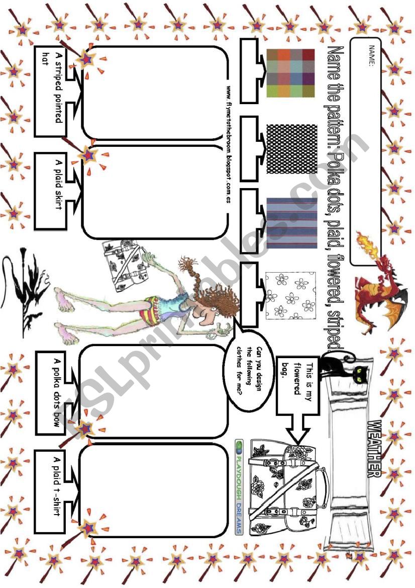 Witchs Clothes  worksheet