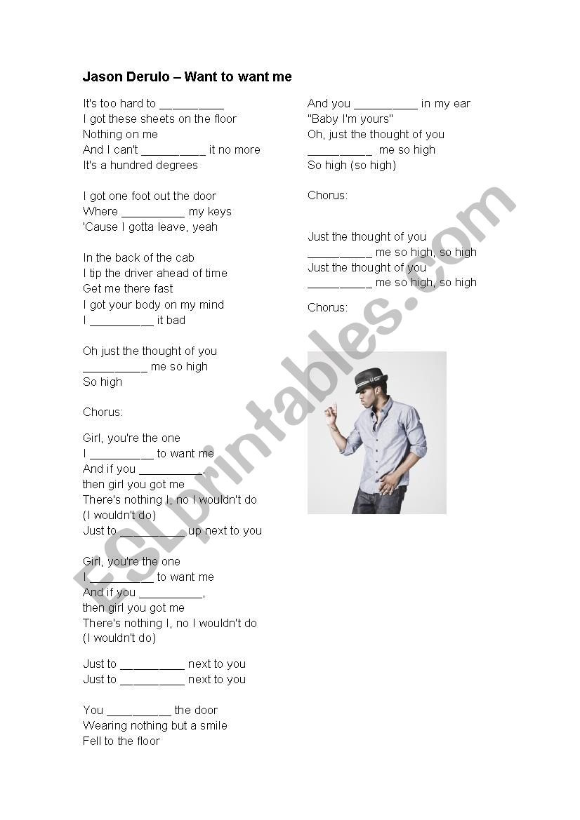 Jason Derulo - Want to Want me