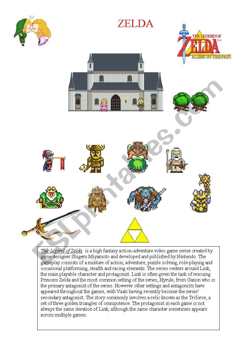 ZELDA worksheet