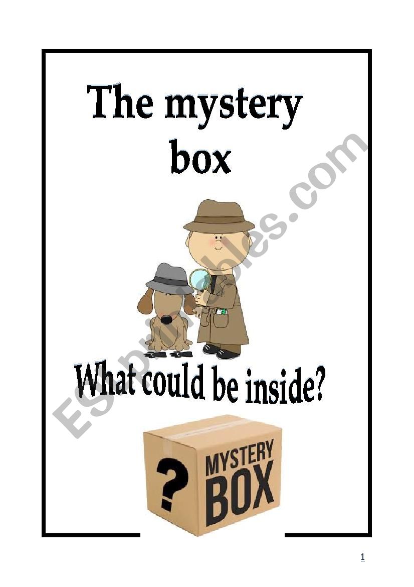 The mystery box worksheet