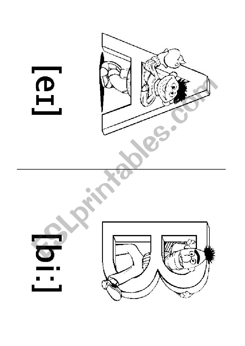 English alphabet wall cards with pronunciation