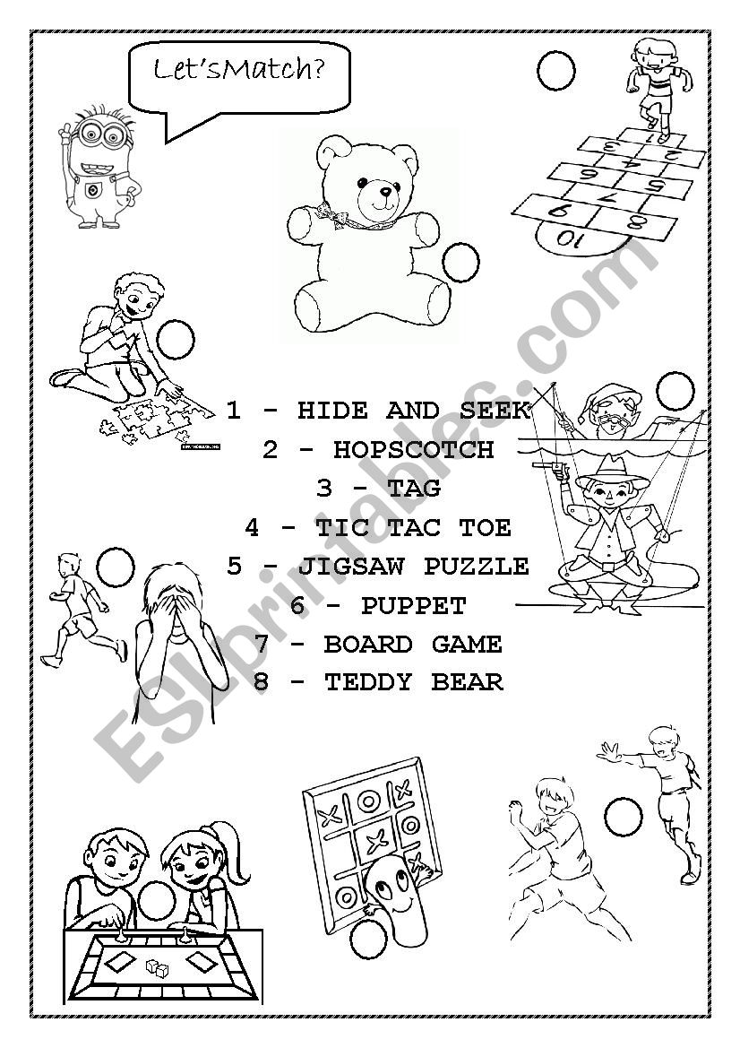 Kinds of Plays worksheet