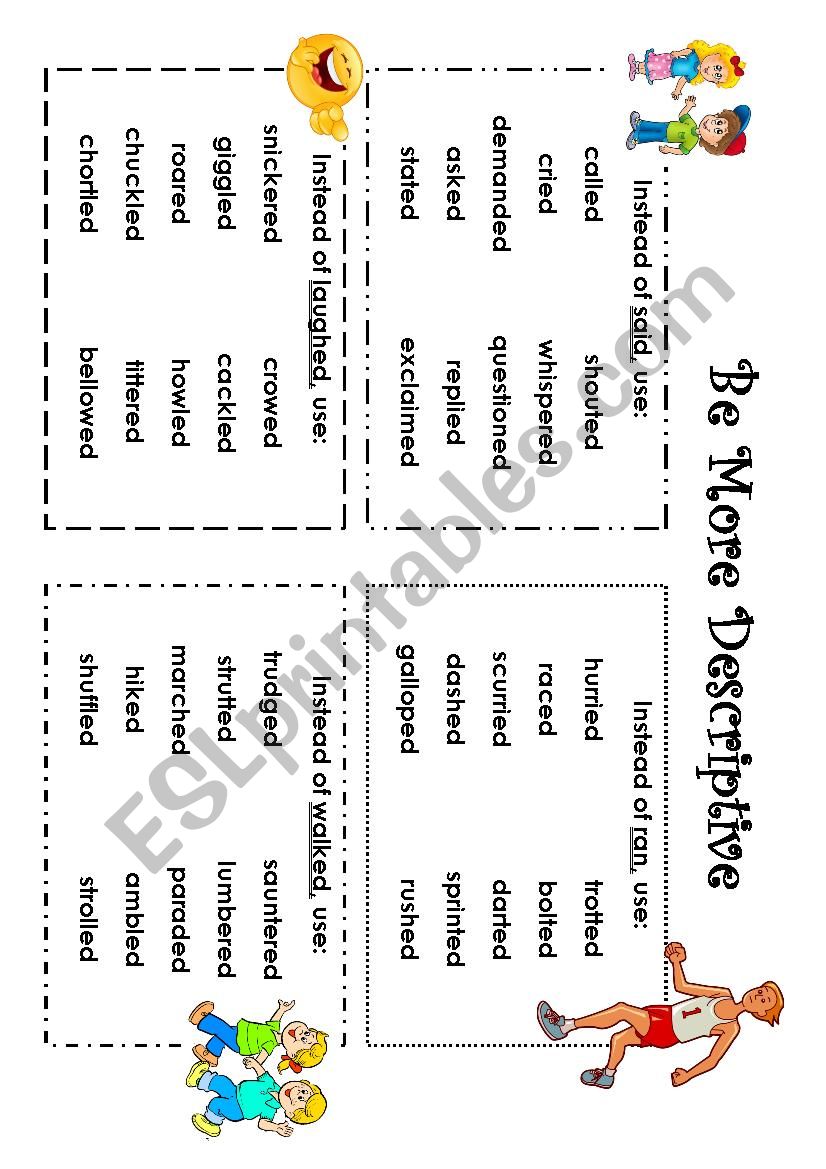 Synonyms - Adjectives + Verbs (Part 1)