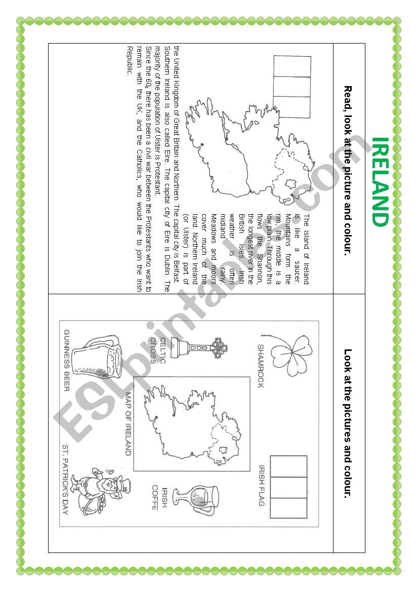 Ireland worksheet