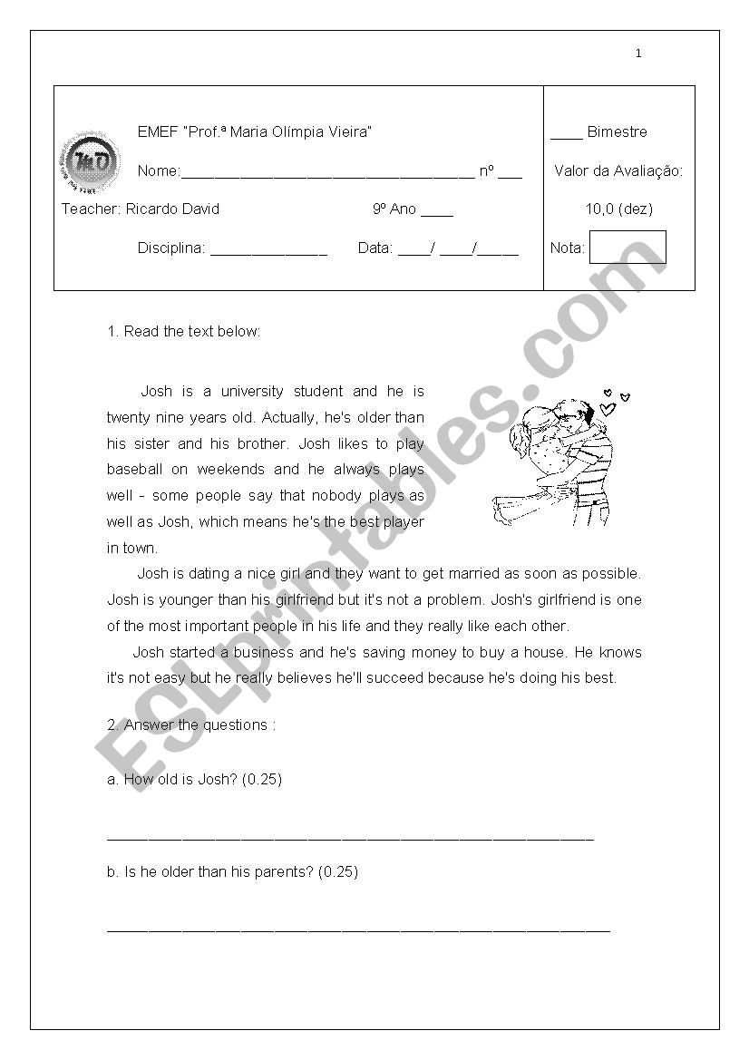 Simple Past worksheet