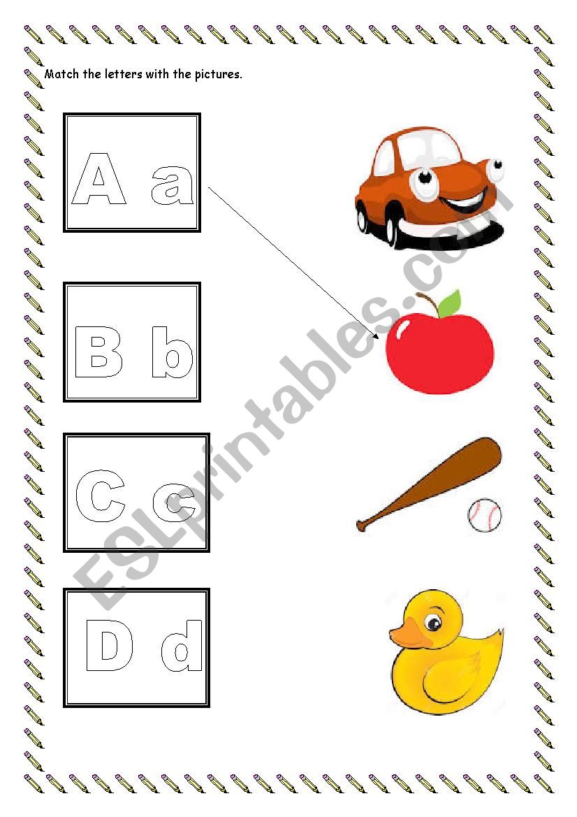 Letter Matching worksheet