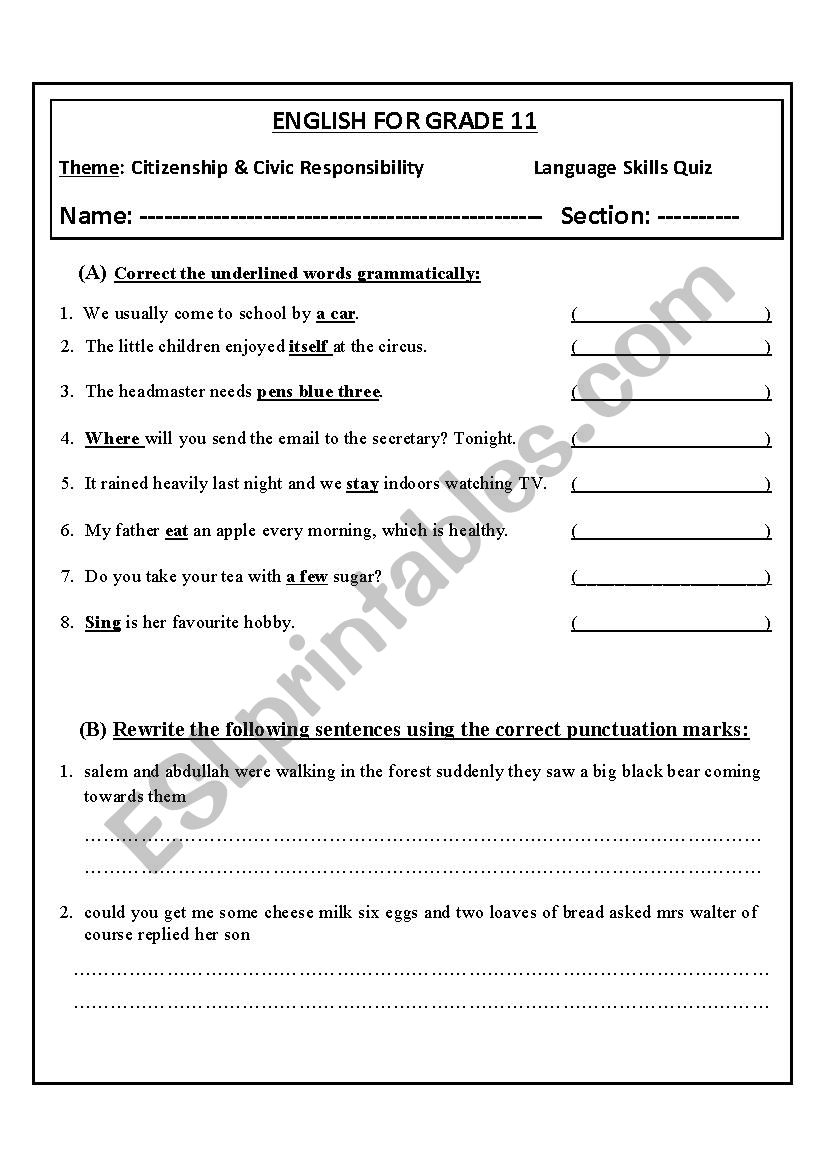 Mixed grammar points   worksheet