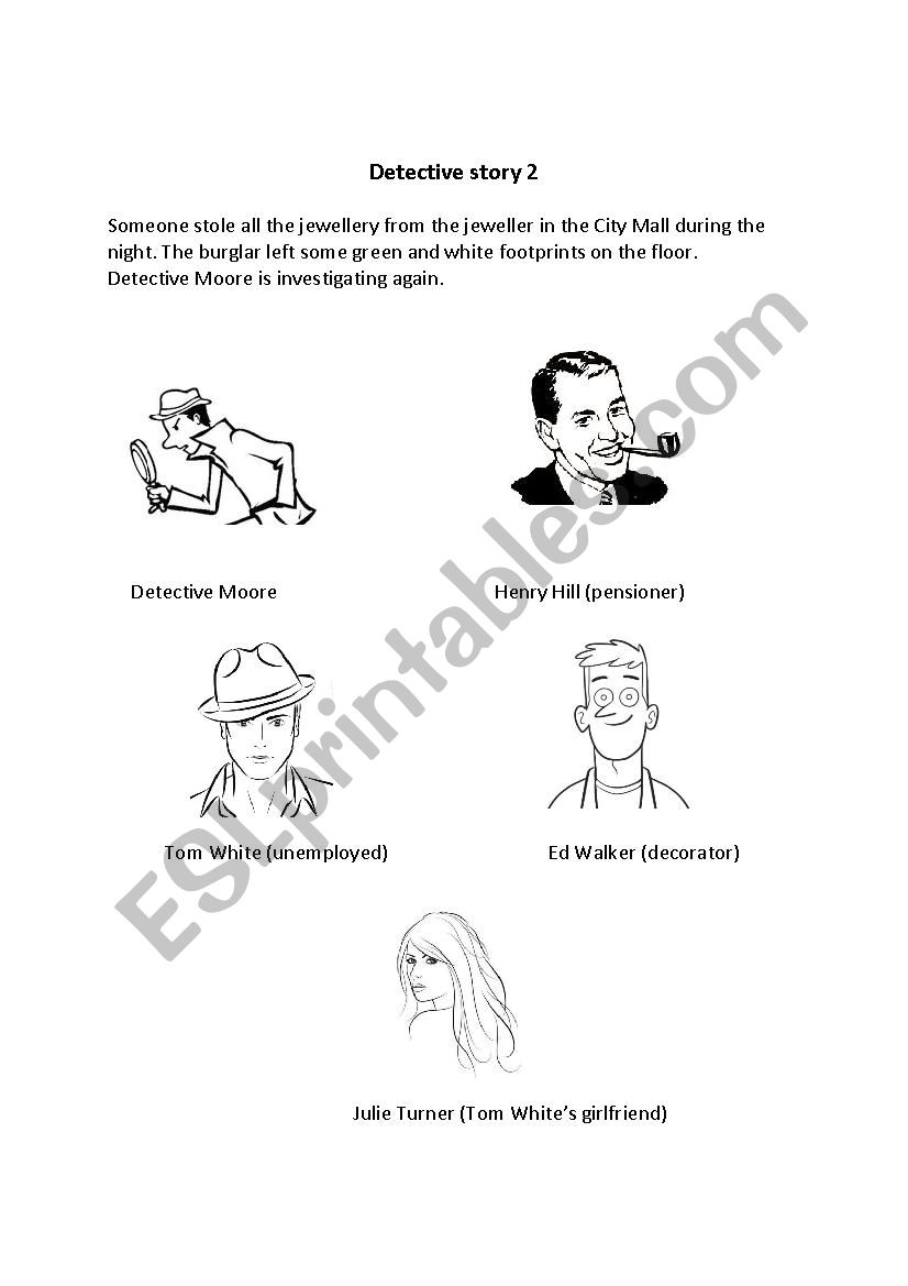 detective story 2 worksheet