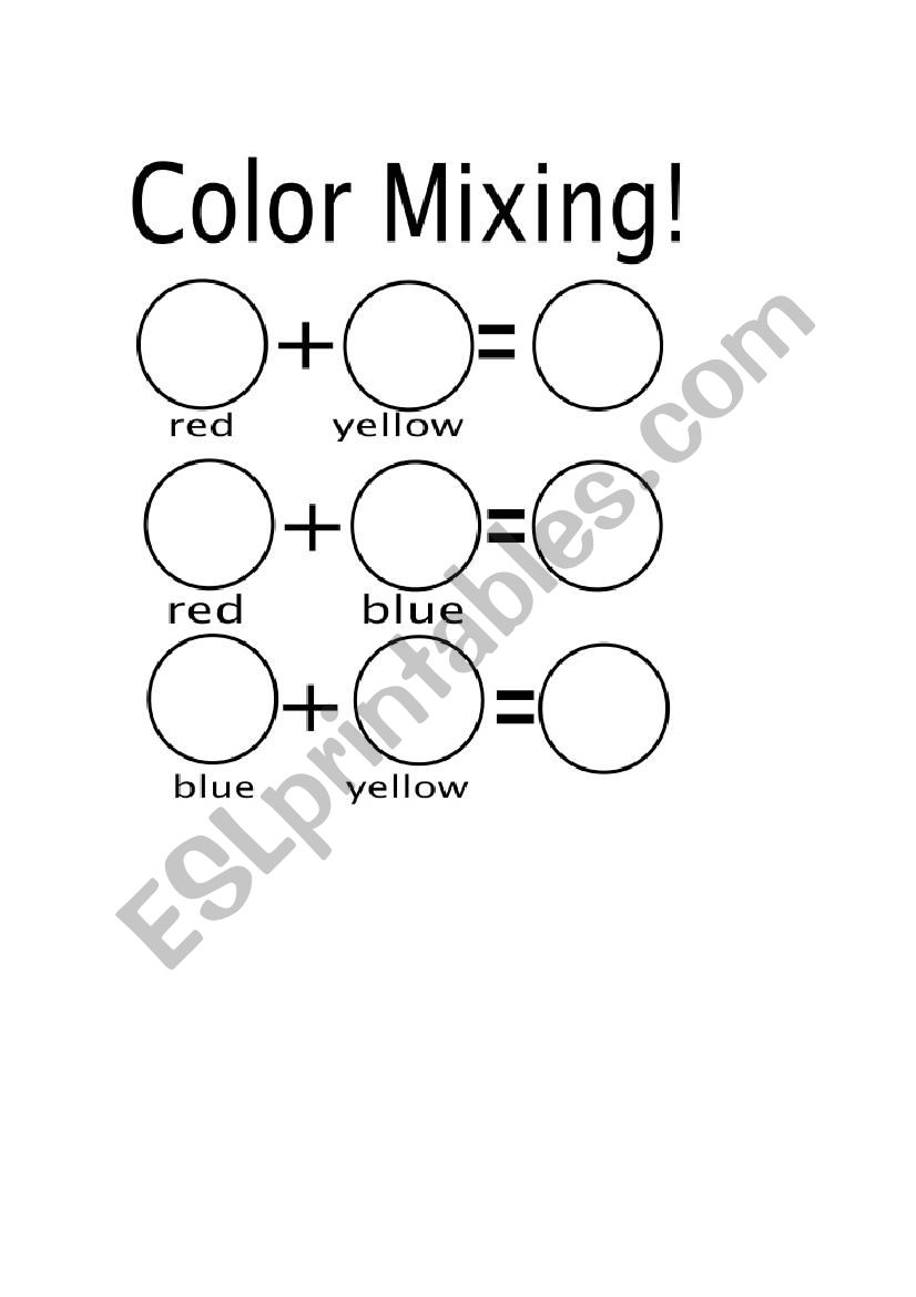 color worksheet