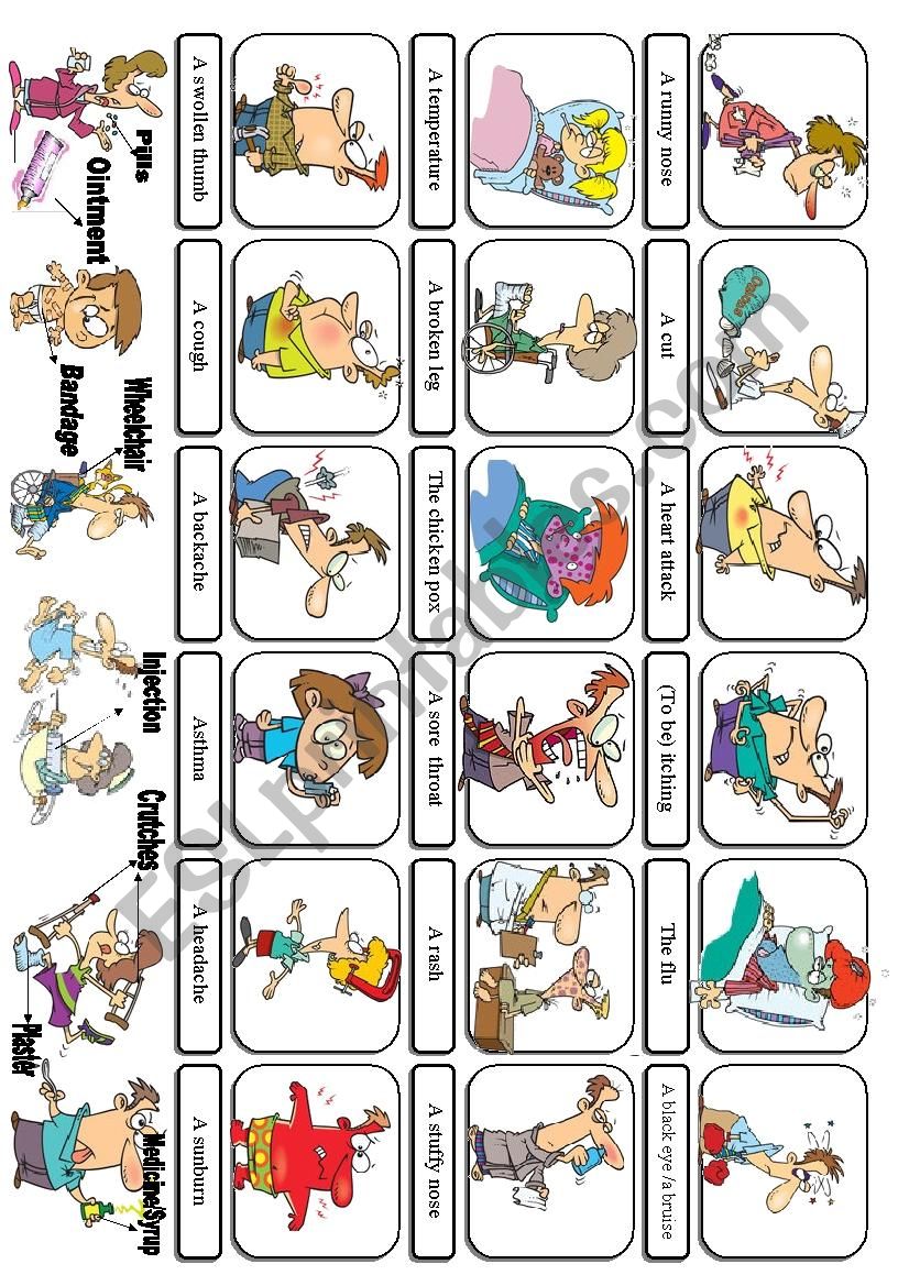 WhatÂ´s wrong with you? worksheet