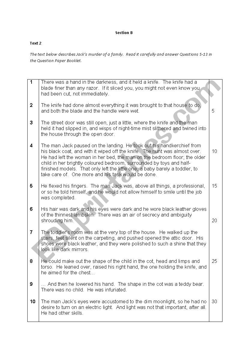 Graveyard Book Comprehension Question