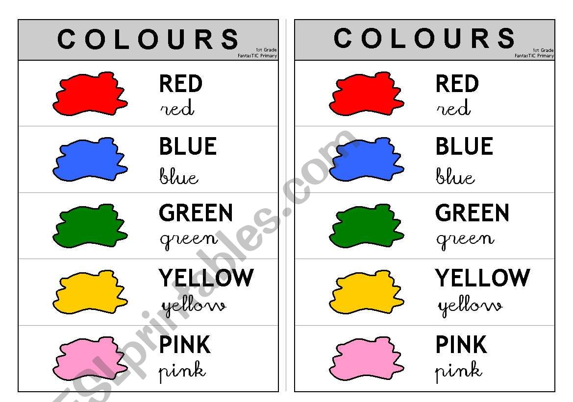 5 First Colours 1/2 - Information