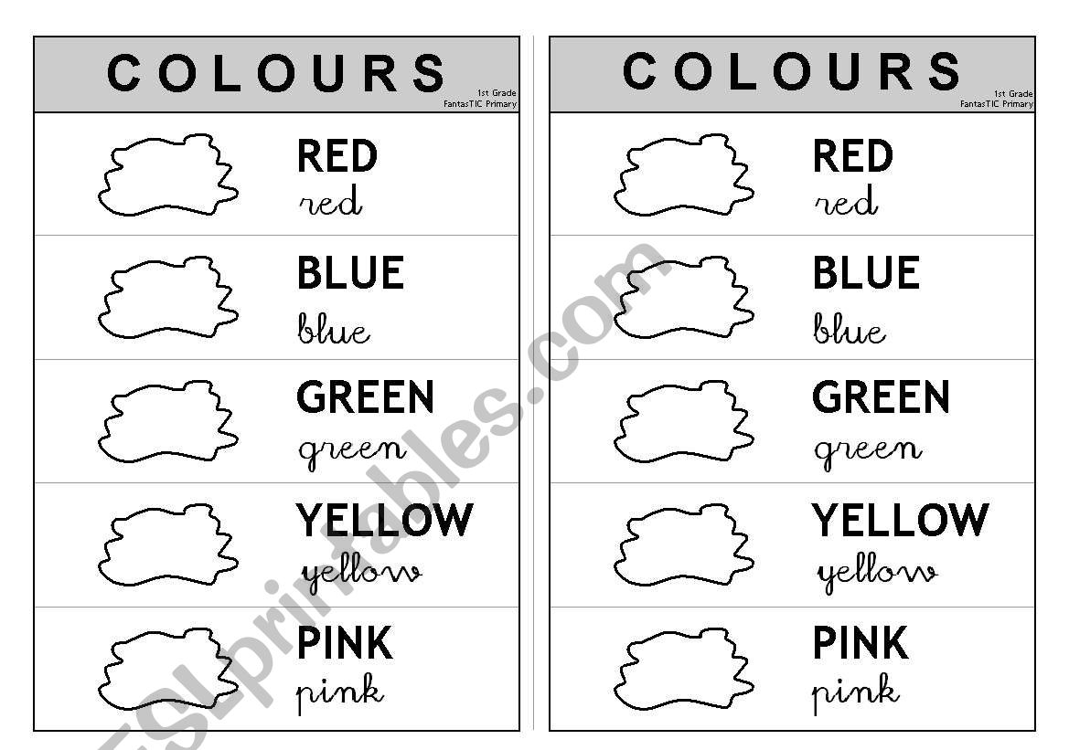 5 First Colours 1/2 (colouring) - Information