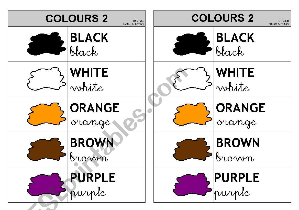 5 First Colours 2/2 - Information