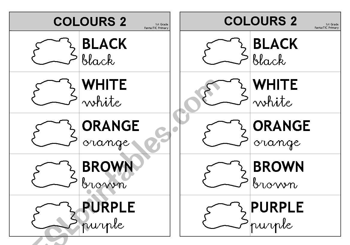 5 First Colours 2/2 (colouring) - Information