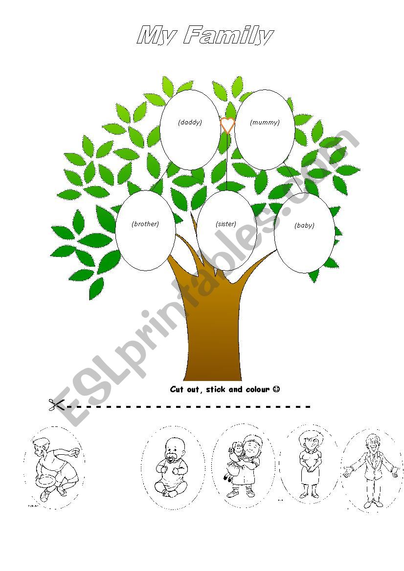 family tree worksheet