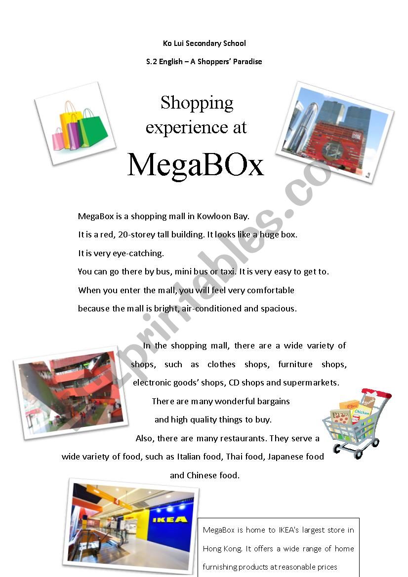 Shopping Experience at MegaBox