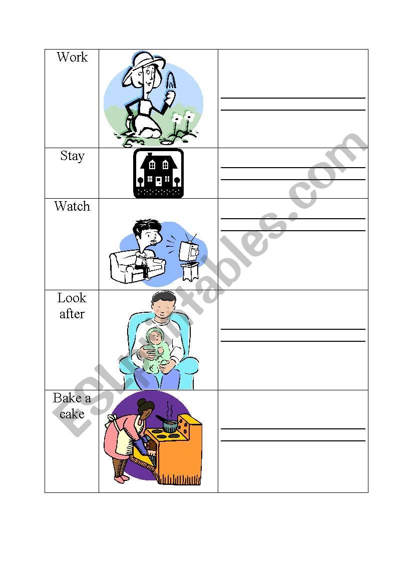 past simple worksheet