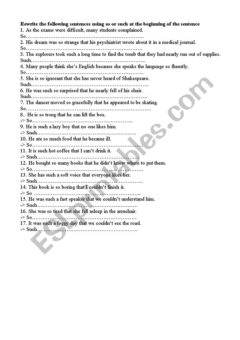 inversion with so and such worksheet