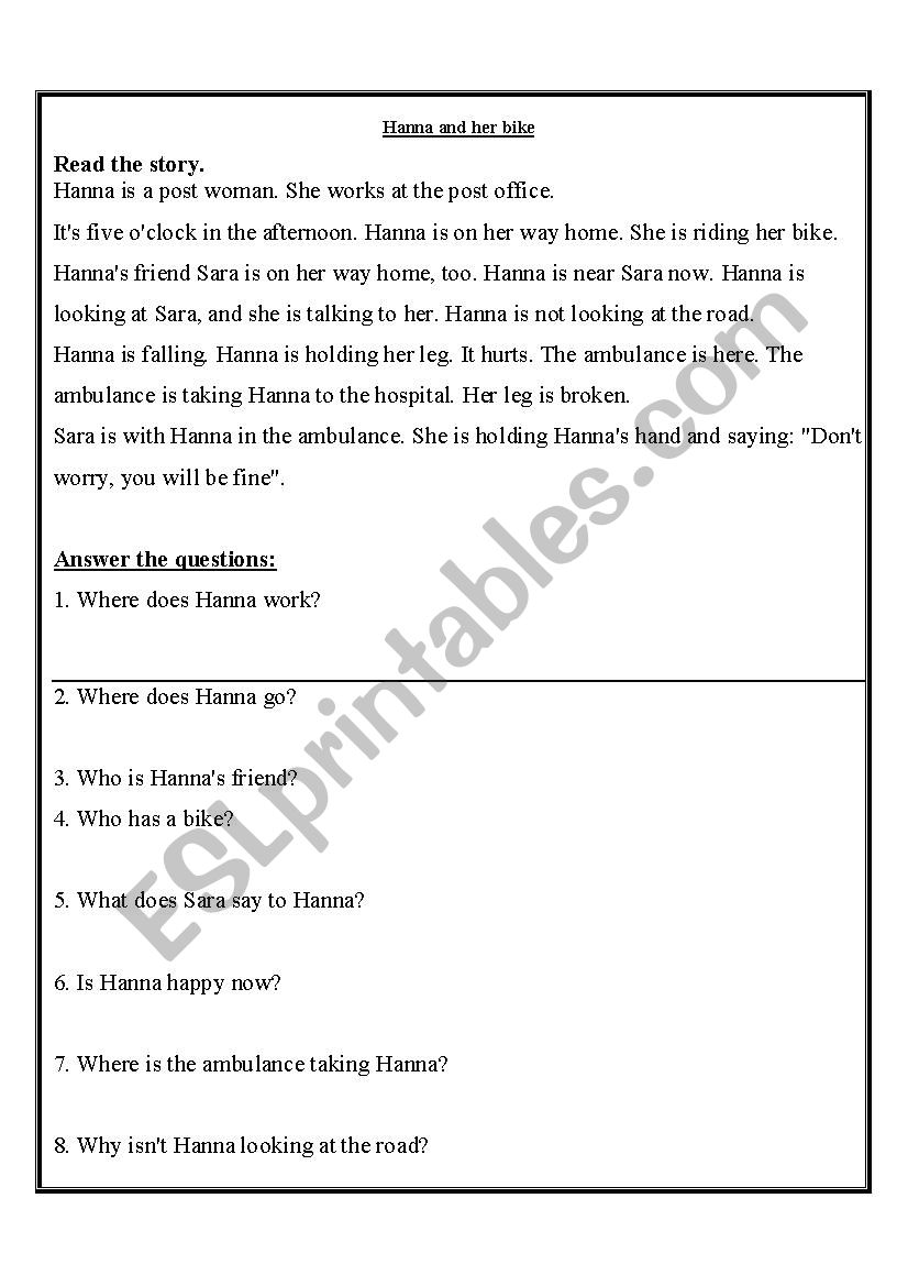 hana worksheet