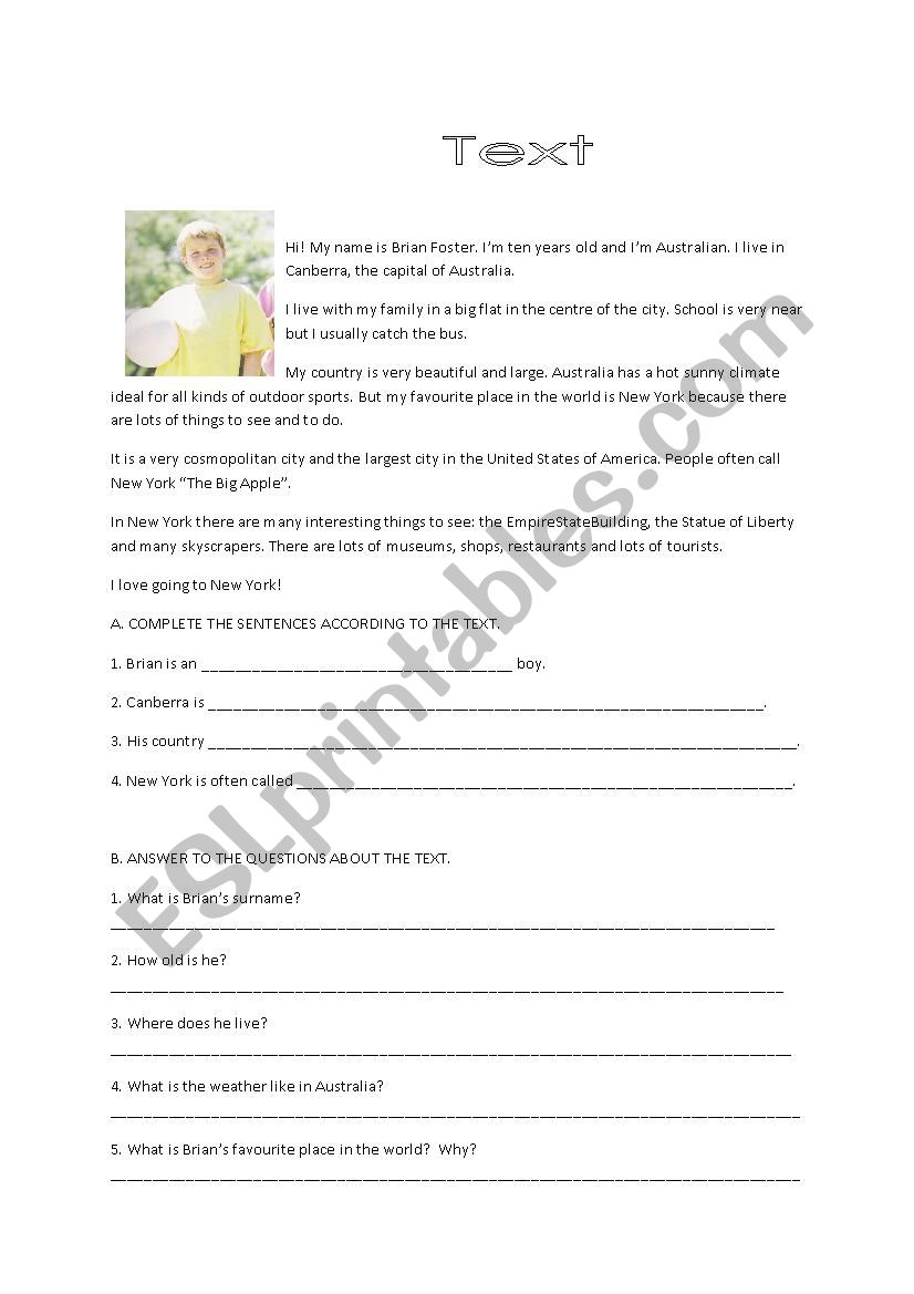 Present Simple worksheet