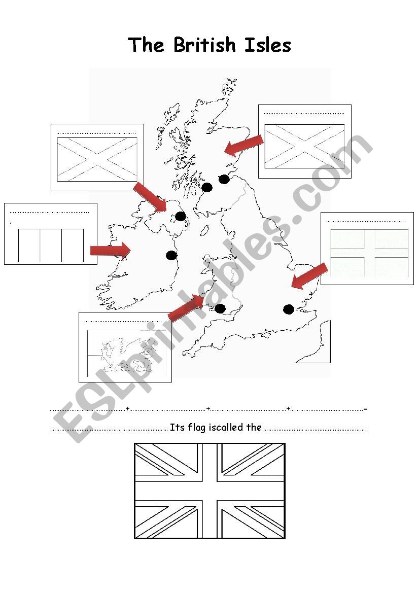 The British Isles worksheet