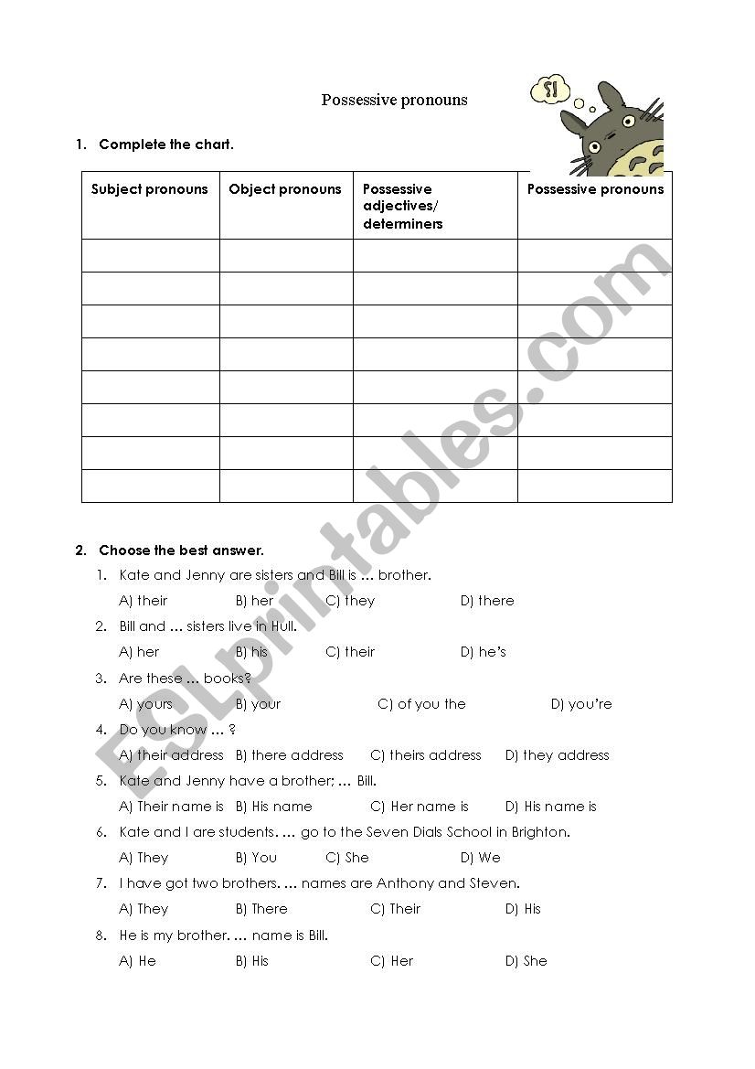 subject-pronouns-possessive-adjectives-cutouts-for-matching-possessive-adjectives-english