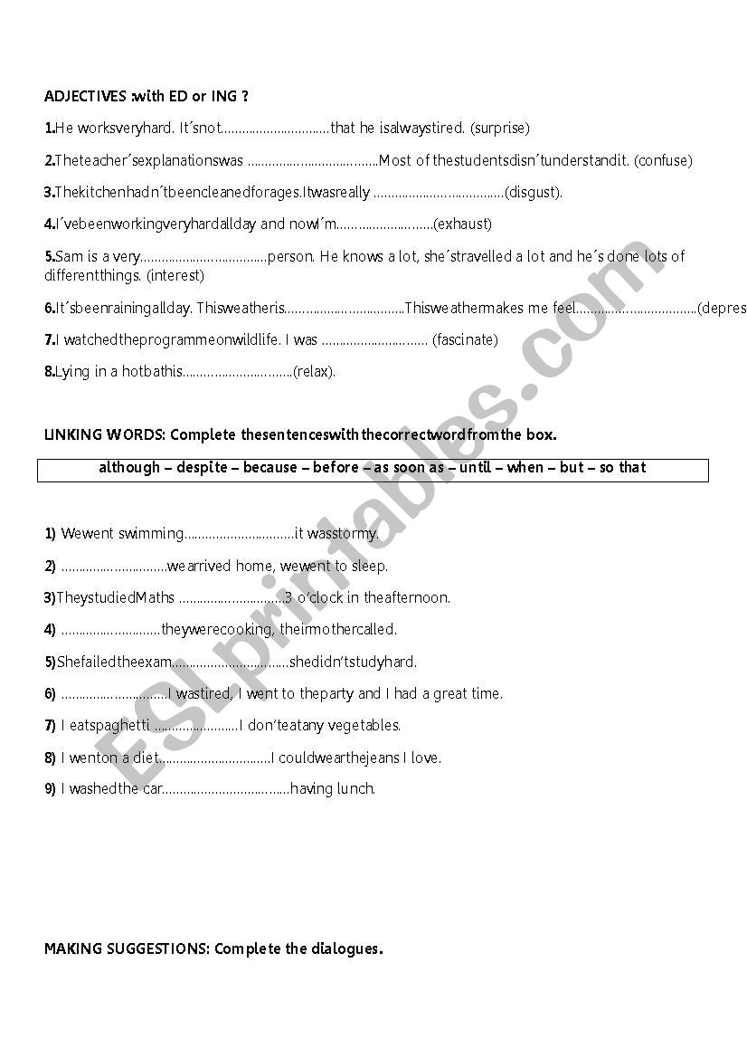 Grammar Practice worksheet