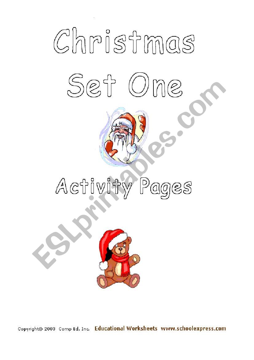 christmas worksheet