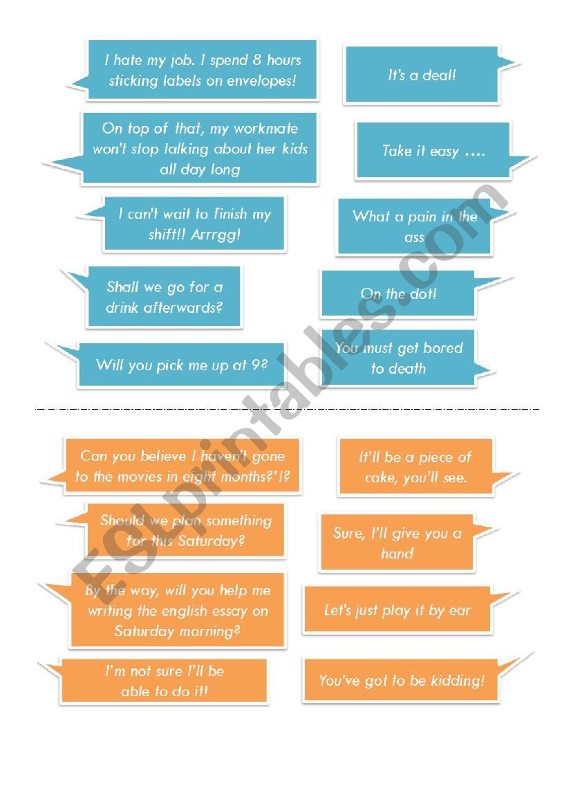 expressions worksheet