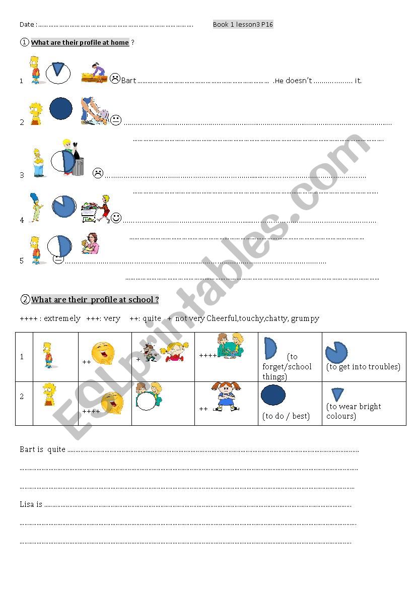 frequency worksheet