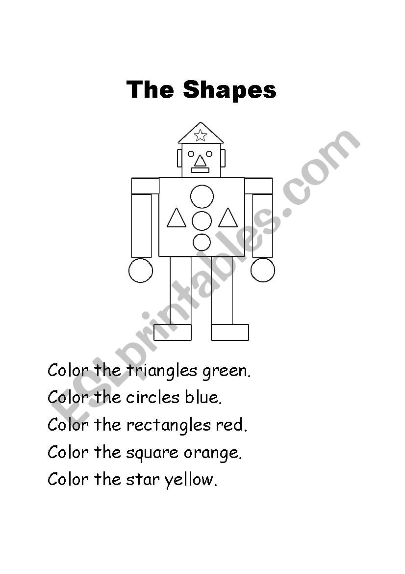 The Shapes worksheet