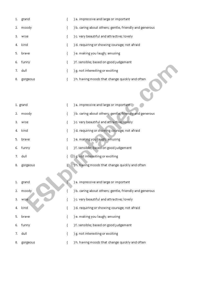 Song Activity - Adjectives: Alanis Morissette - Everything 