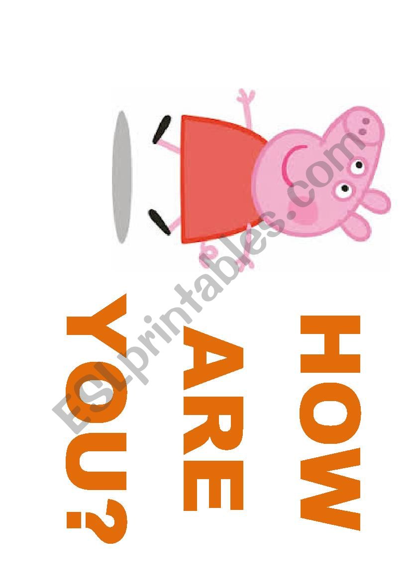 How are you_Posters worksheet