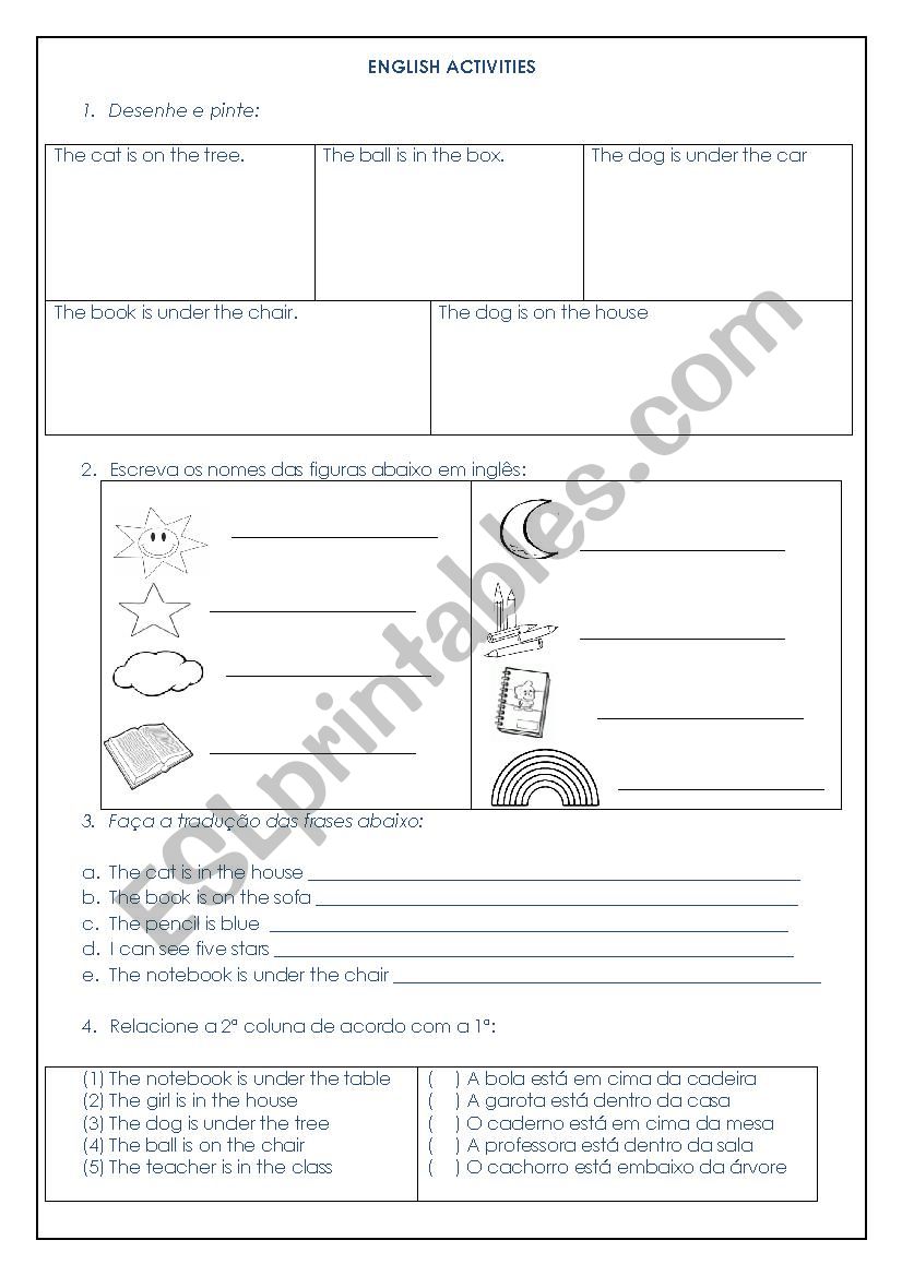 Review activities - 6th year  worksheet