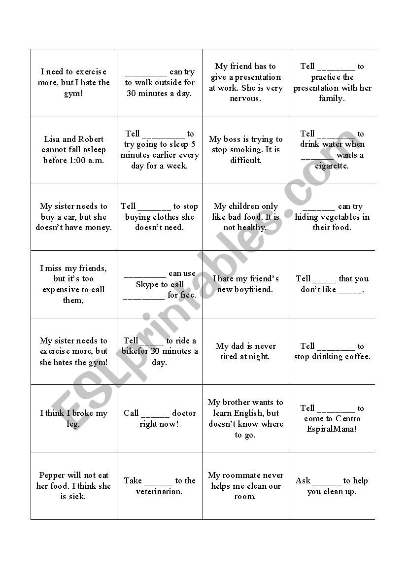 Object Pronoun Mingle worksheet