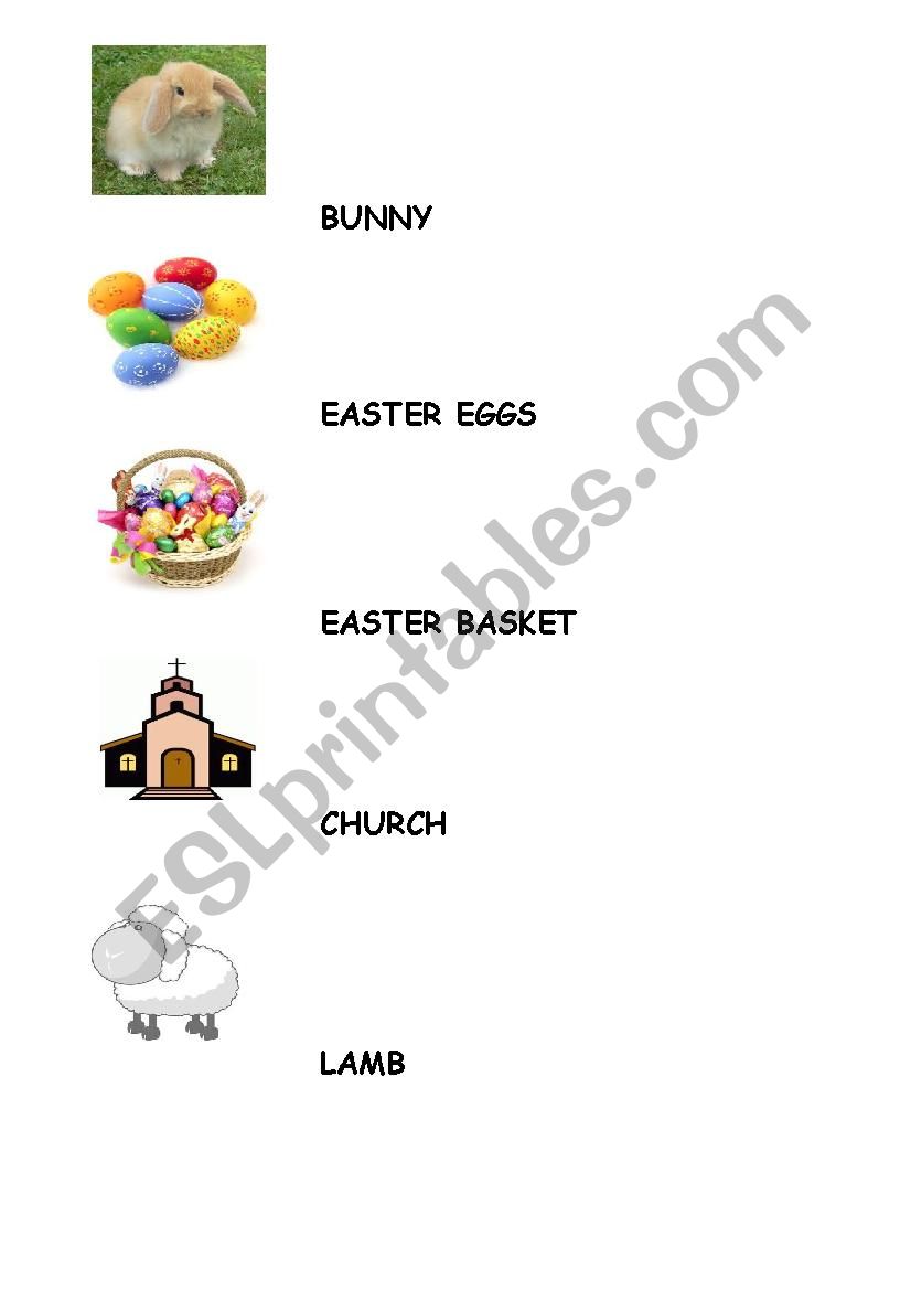 Easter worksheet