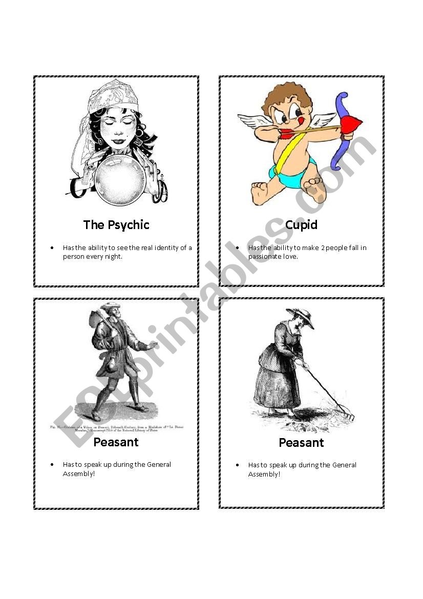 The Werewolf Card Game Reworked for Small classes