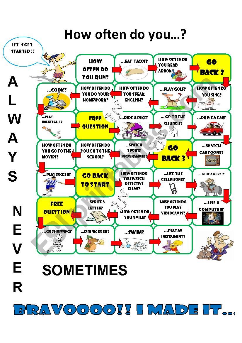 Adverbs games