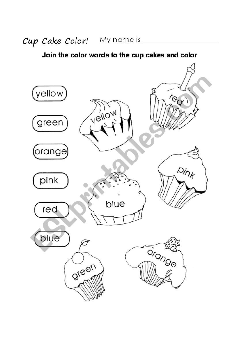 COLOURS worksheet