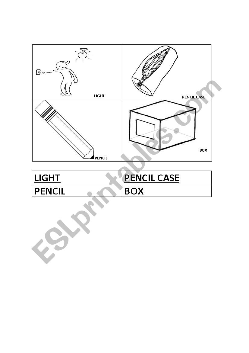 classroom materials multigame worksheet