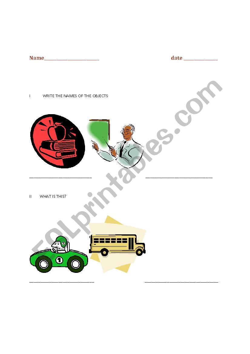 what is this worksheet