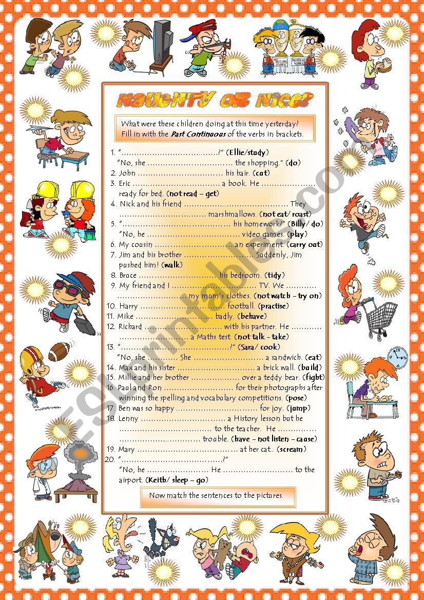 Naughty or Nice? worksheet