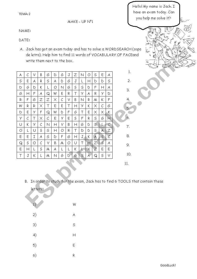 Test worksheet